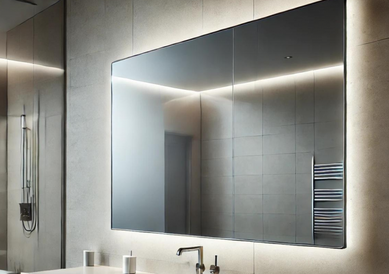 Pose et remplacement miroir salle de bain artisan miroitier drôme ardèche