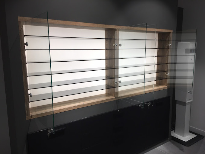 etagère en verre valence magasin